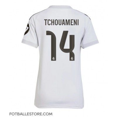 Real Madrid Aurelien Tchouameni #14 Hjemmedrakt Dame 2025-26 Kortermet Real Madrid Aurelien Tchouameni #14 Hjemmedrakt Dame 2025-26 Kortermet
